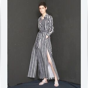 Martin Grant Striped Shirtdress